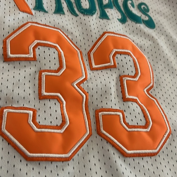 Jackie Moon #33 Flint Tropics Jersey Mitchell & Ness Size L Runs Small - Picture 3 of 13